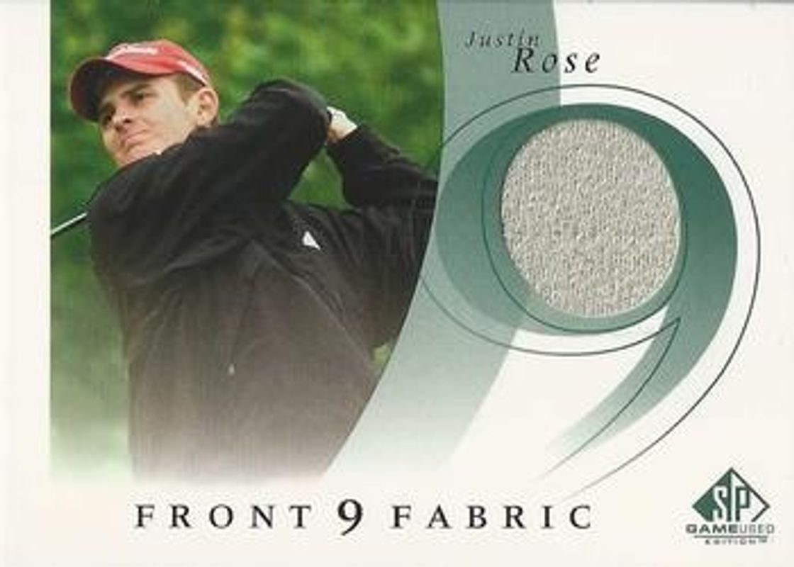 2002 SP Game Used #F9S-JR Front 9 Fabric