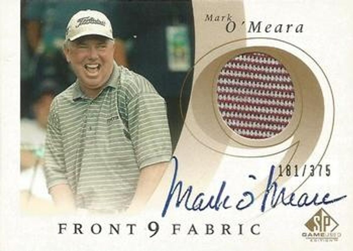 2002 SP Game Used #F9S-MO Front 9 Fabric Autographs /375