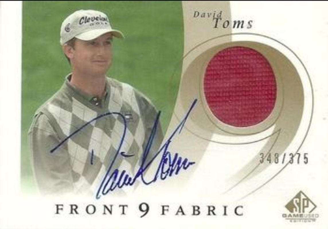 2002 SP Game Used #F9S-DT Front 9 Fabric Autographs /375