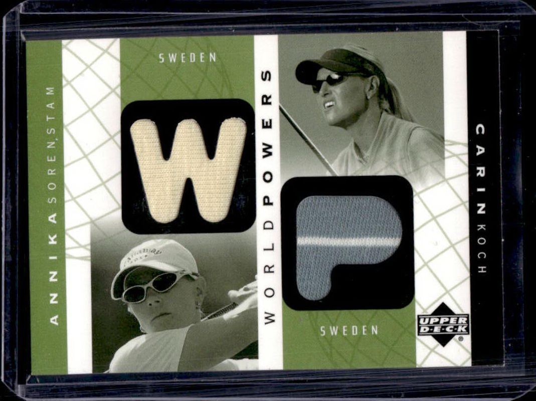 2003 Upper Deck #WP2-AS/CK World Powers Double Shirts