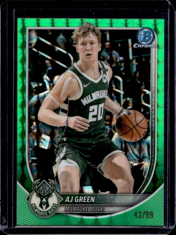 2025 Bowman #BCV-164 Chrome - Green Geometric Refractor /99