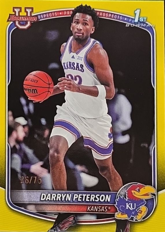2025 Bowman #BPP-2 Prospects - Yellow Border /75 (1st)