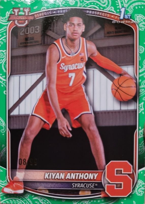 2025 Bowman #BPP-4 Prospects - Green Pattern Border /99 (1st)