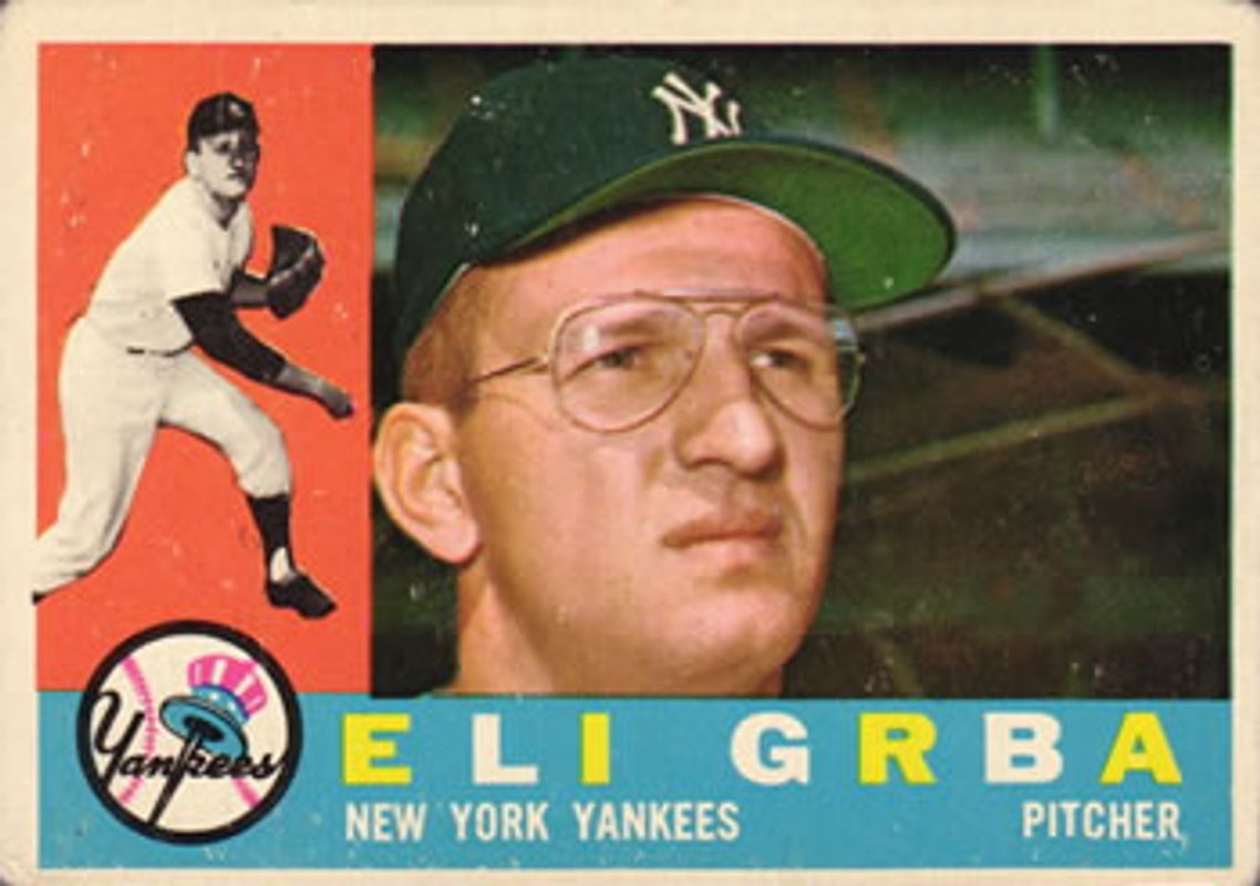 Eli Grba 1960 Topps #183 Base Rookie RAW