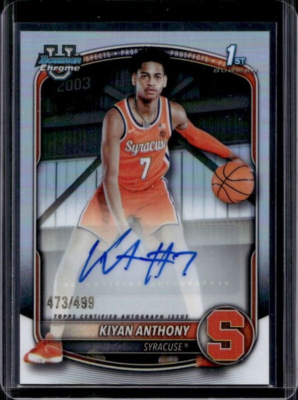 2025 Bowman #CPA-KA Chrome Prospect Autographs - Refractor /499 (1st)