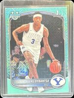 AJ Dybantsa 2025 Bowman #BCP-1 Chrome - Aqua Mojo Refractor /125 