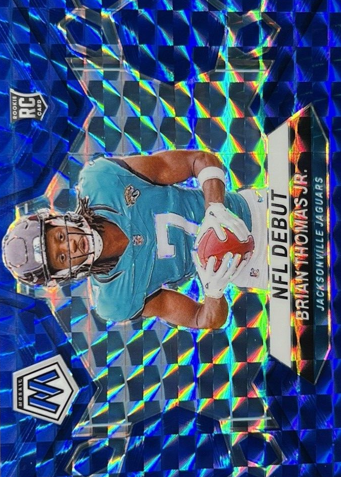 Brian Thomas Jr. 2024 Mosaic #282 NFL Debut - Blue /99 Price