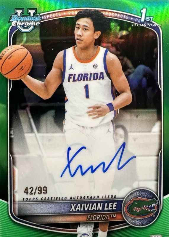 2025 Bowman #CPA-XL Chrome Prospect Autographs - Green Refractor /99 (1st)