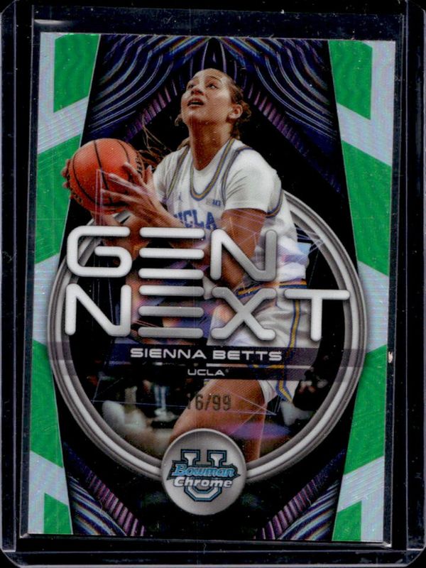 2025 Bowman #GN-6 Gen Next - Green Refractor /99