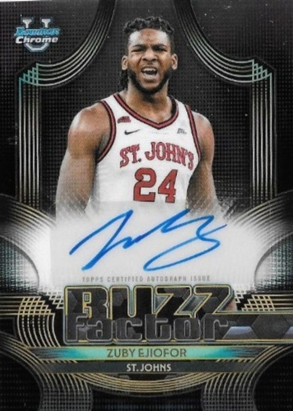 2025 Bowman #BZA-ZE Buzz Factor Autographs