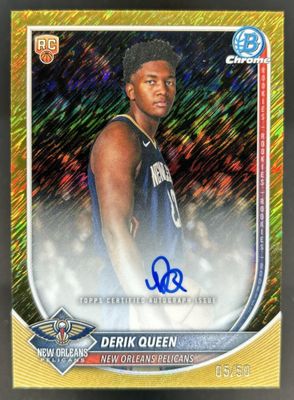 2025 Bowman #BCA-DQ Chrome Autographs - Gold Shimmer Refractor /50