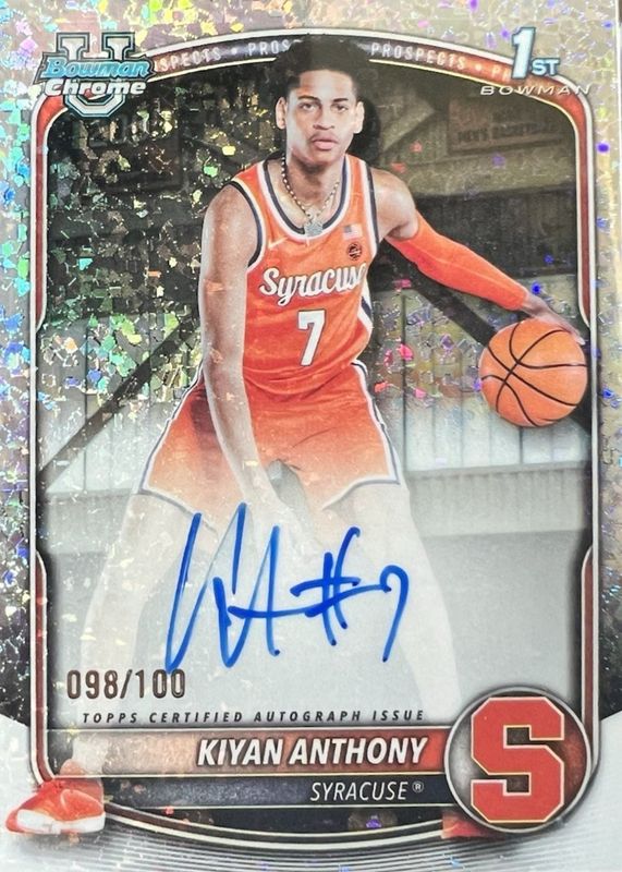2025 Bowman #CPA-KA Chrome Prospect Autographs - Mini Diamond Refractor /100 (1st)
