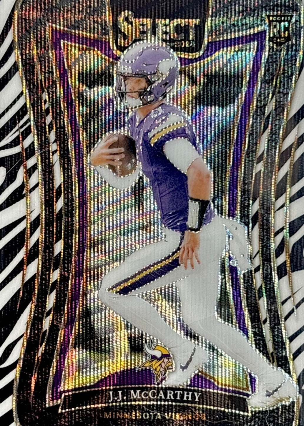 JJ McCarthy 2024 Select #342 Suite Level Zebra /(SSP) Price Guide