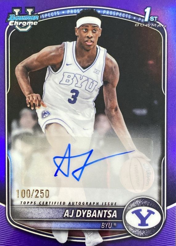 2025 Bowman #CPA-AD Chrome Prospect Autographs - Purple Refractor /250 (1st)
