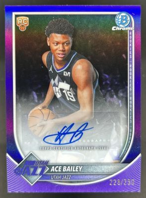2025 Bowman #BCA-AB Chrome Autographs - Purple Refractor /250
