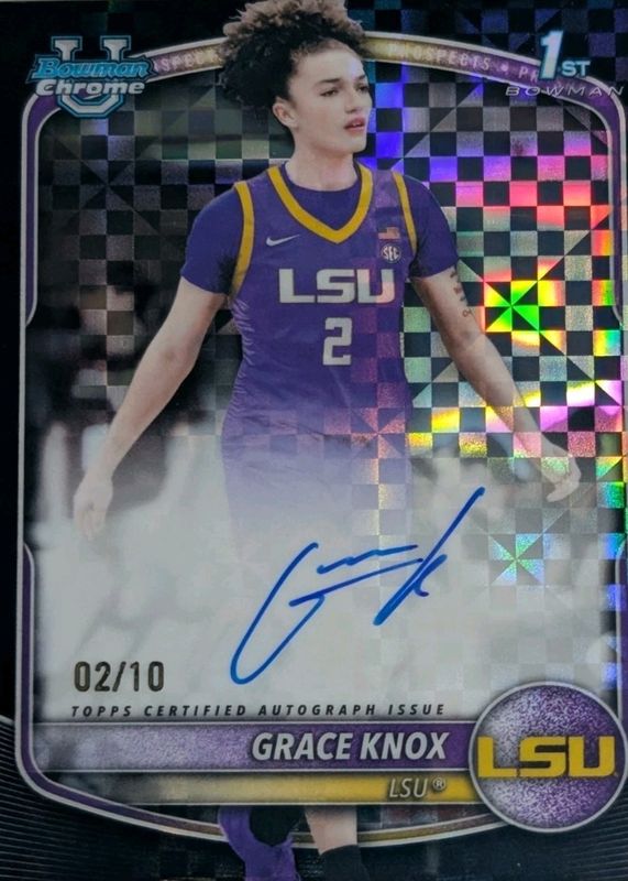 2025 Bowman #CPA-GK Chrome Prospect Autographs - Black X-Fractor /10 (1st)