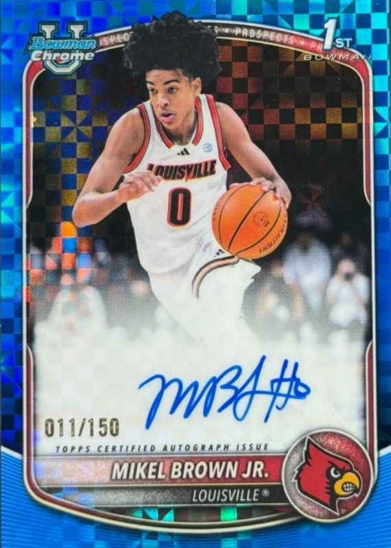 2025 Bowman #CPA-MBJ Chrome Prospect Autographs - Blue X-Fractor /150 (1st)