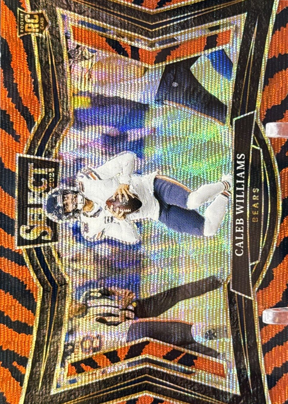 Caleb Williams 2024 Select #477 Field Level Tiger /(SSP) Price