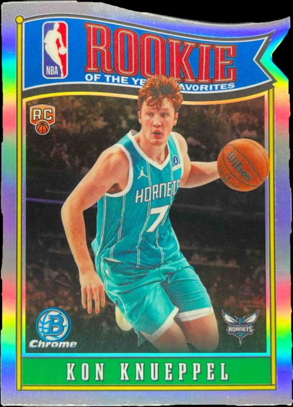 Kon Knueppel 2025 Bowman #RY-4 ROY Favorites - Refractor Price 