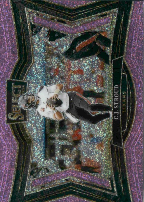CJ Stroud 2024 Select #460 Field Level Pink Glitter /15 RAW