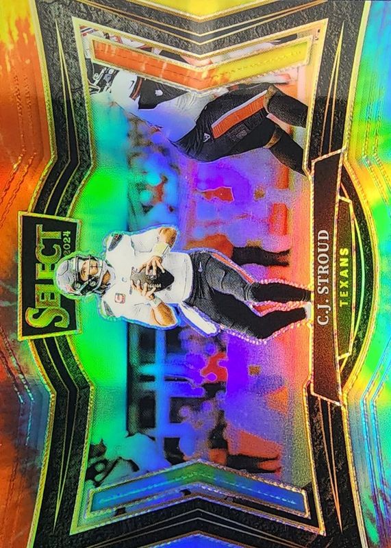 CJ Stroud 2024 Select #460 Field Level Tie-Dye /25 RAW