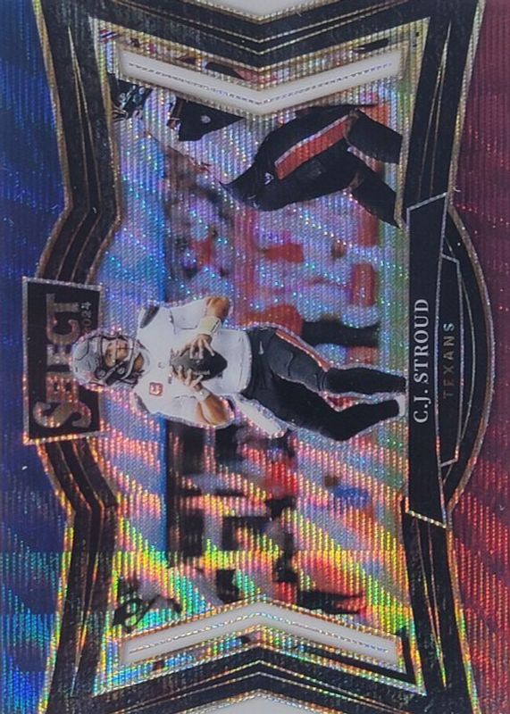 CJ Stroud 2024 Select #460 Field Level Tri-Color /99 RAW