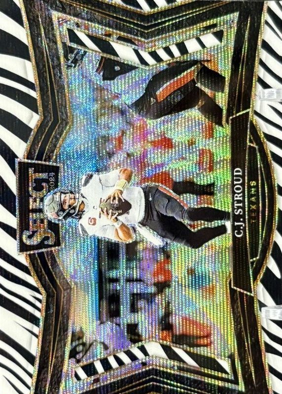 CJ Stroud 2024 Select #460 Field Level Zebra /(SSP) RAW