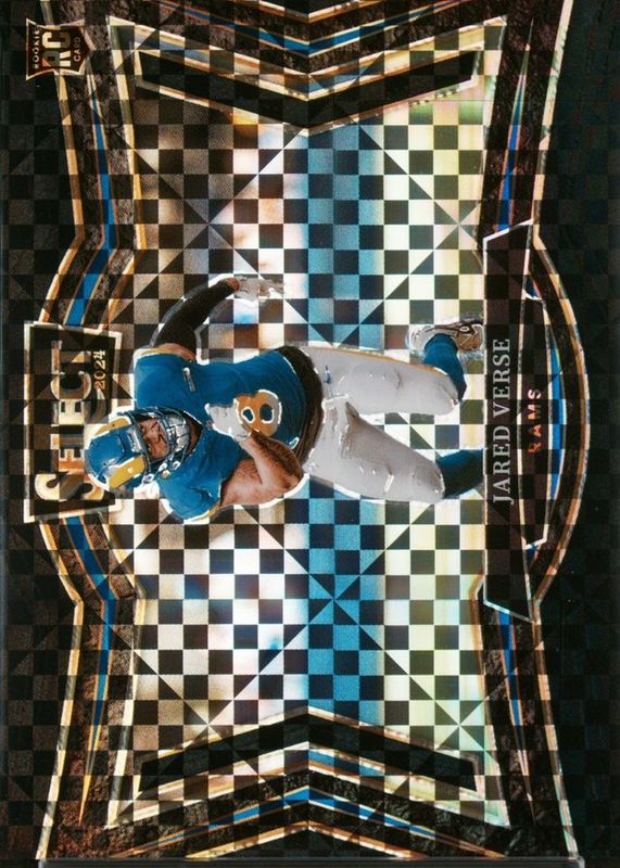 Jared Verse 2024 Select #482 Field Level Black /1 Rookie RAW