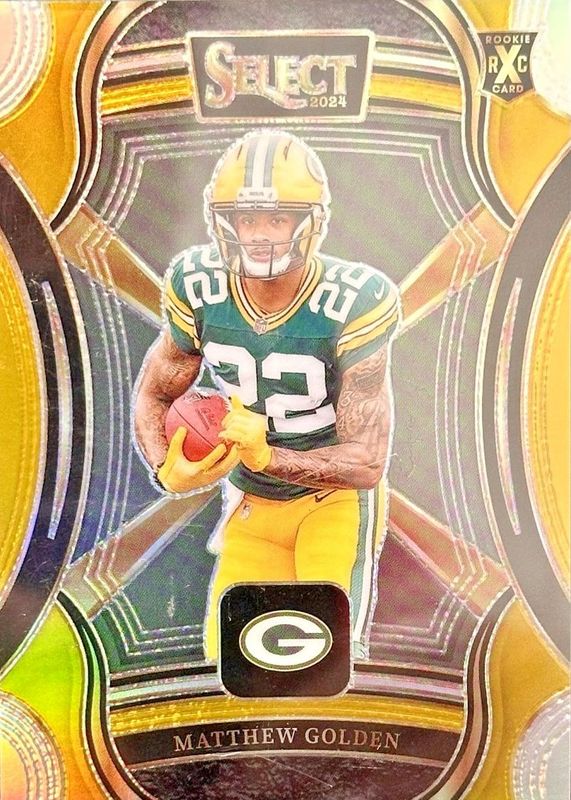 Matthew Golden 2024 Select #514 XRC Prizm - Gold /10 RAW