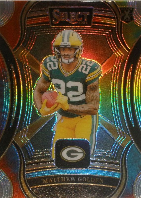 Matthew Golden 2024 Select #514 XRC Prizm - Tie-Dye /25 RAW