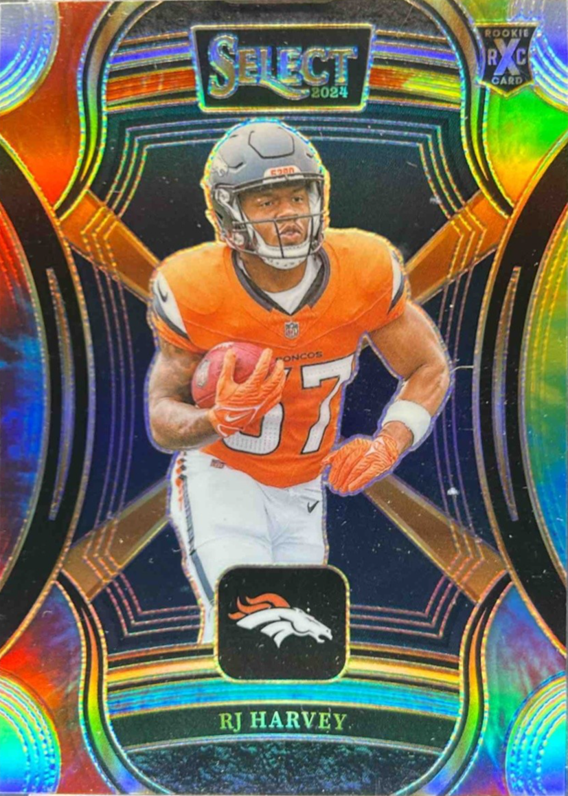 RJ Harvey 2024 Select #510 XRC Prizm - Tie-Dye /25 Price Guide