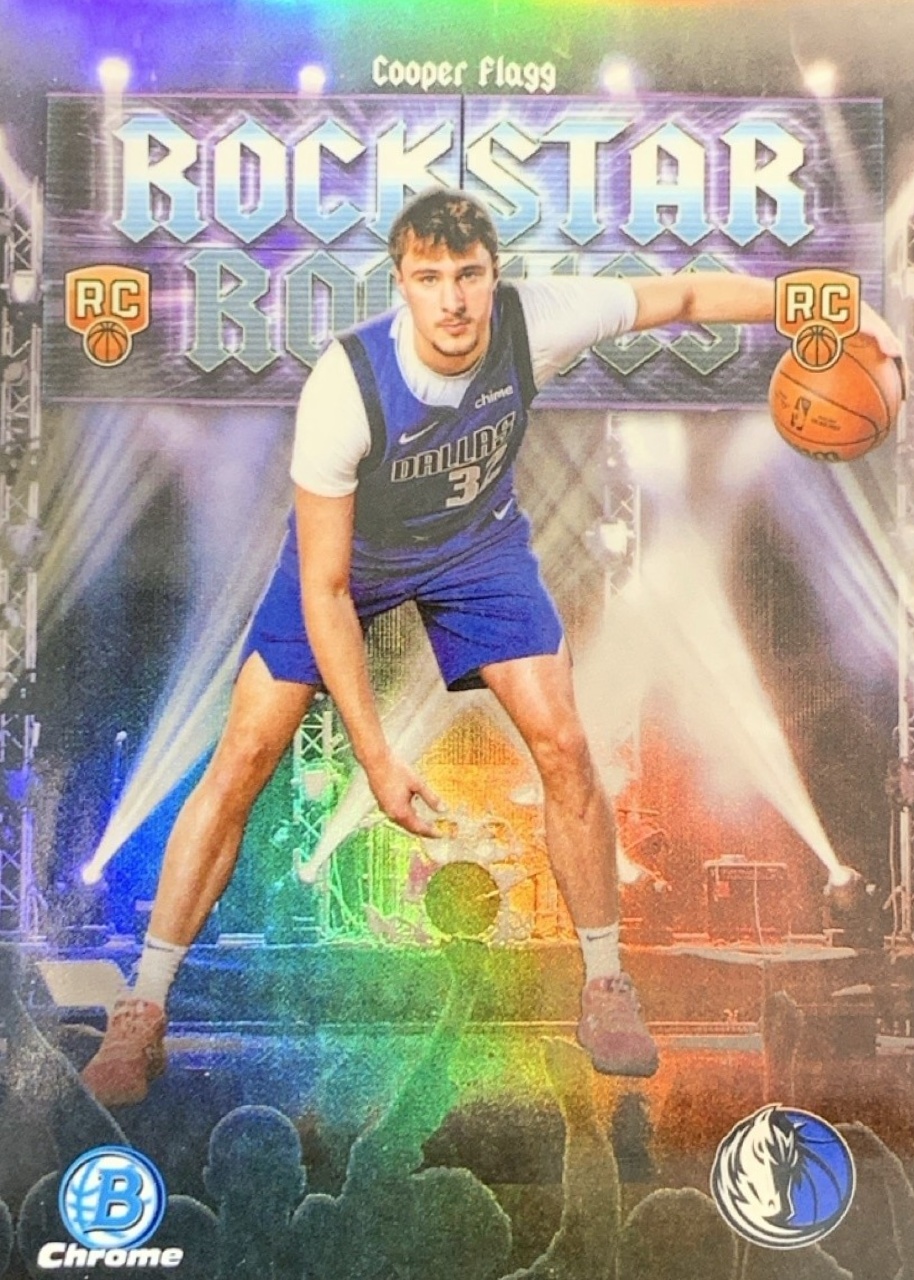 Cooper Flagg 2025 Bowman #RR-1 Rockstar Rookies - Refractor Price Guide ...