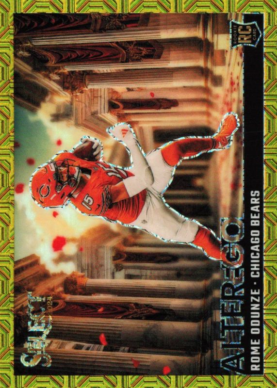 Rome Odunze 2024 Select #16 Alter Ego - Gold /10 Rookie RAW