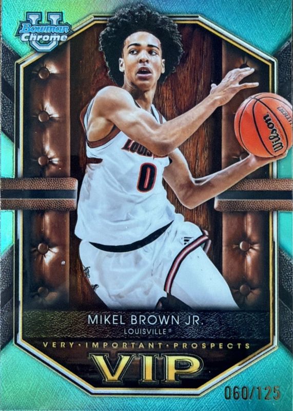 2025 Bowman #VIP-11 Very Important Prospects - Aqua Refractor /125