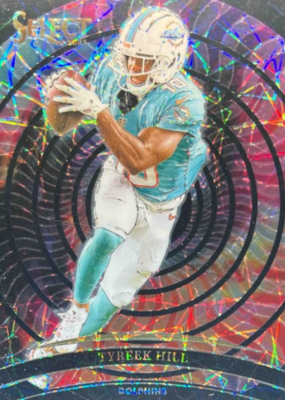 Tyreek Hill 2024 Select #12 Color Wheel - Black /1 RAW