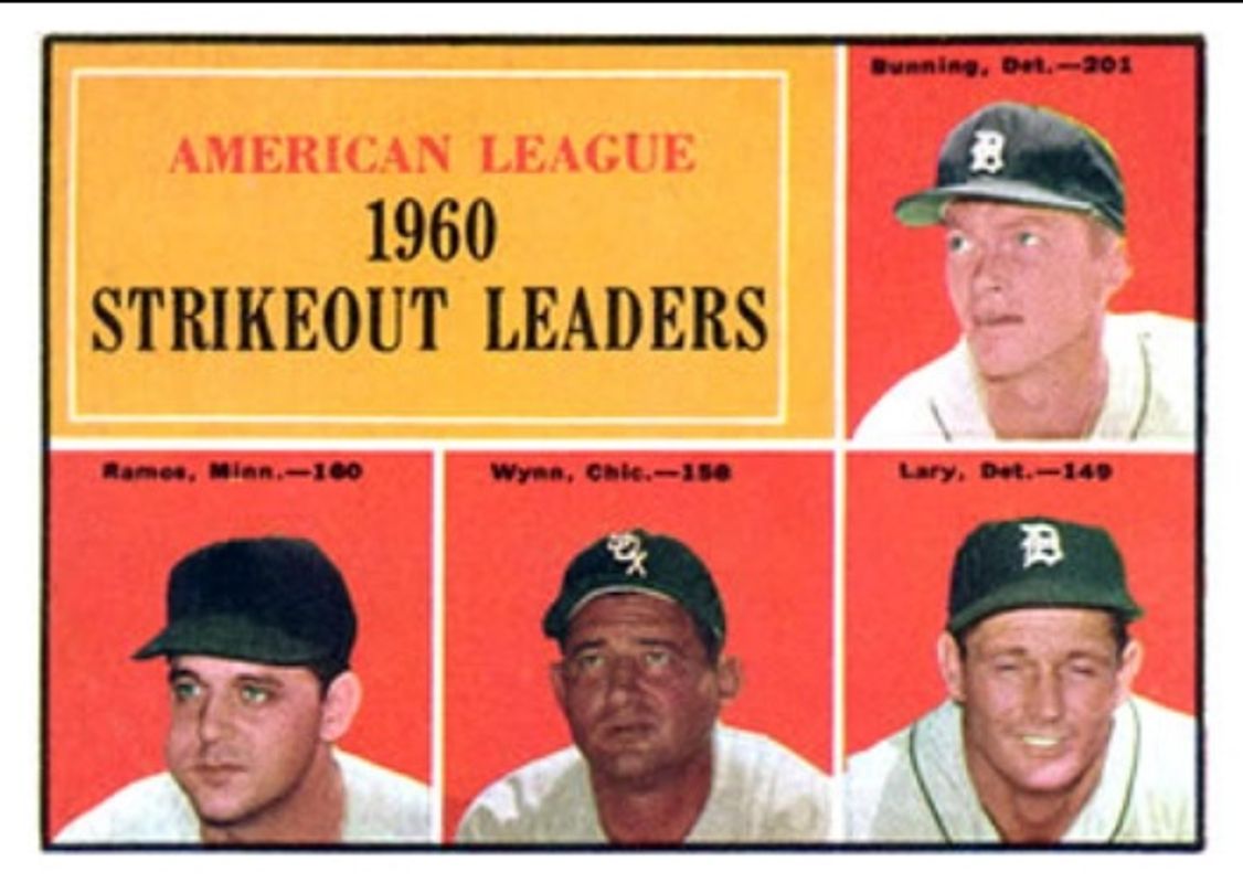 Early Wynn 1961 Topps #50 Base RAW