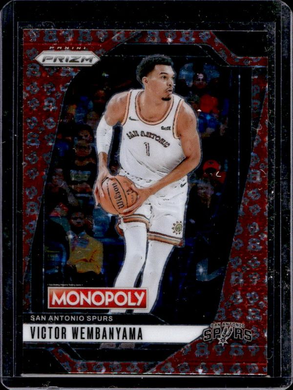 Victor Wembanyama 2024 Prizm Monopoly #73 Free Parking Price