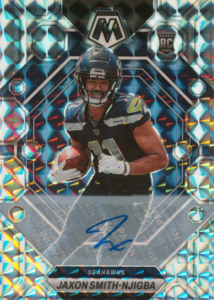 Jaxon Smith-Njigba 2023 Mosaic #331 Rookie Autographs - Mosaic