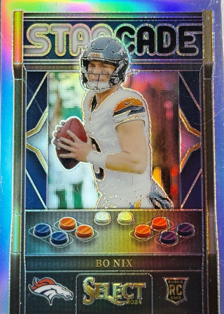 Bo Nix 2024 Select #8 Starcade /(SSP) Price Guide - Sports Card