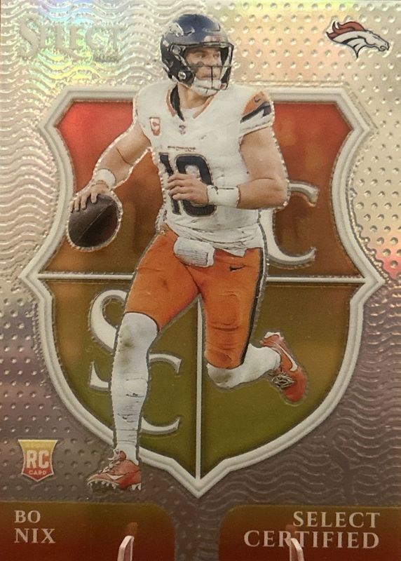 Bo Nix 2024 Select #4 Select Certified Rookies - Silver Price