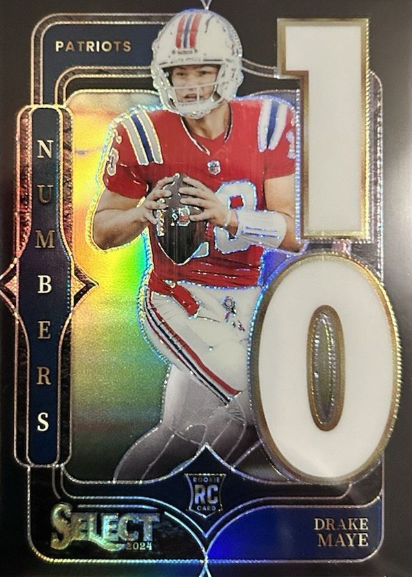 Drake Maye 2024 Select #20 Select Numbers - Black /1 Price Guide ...