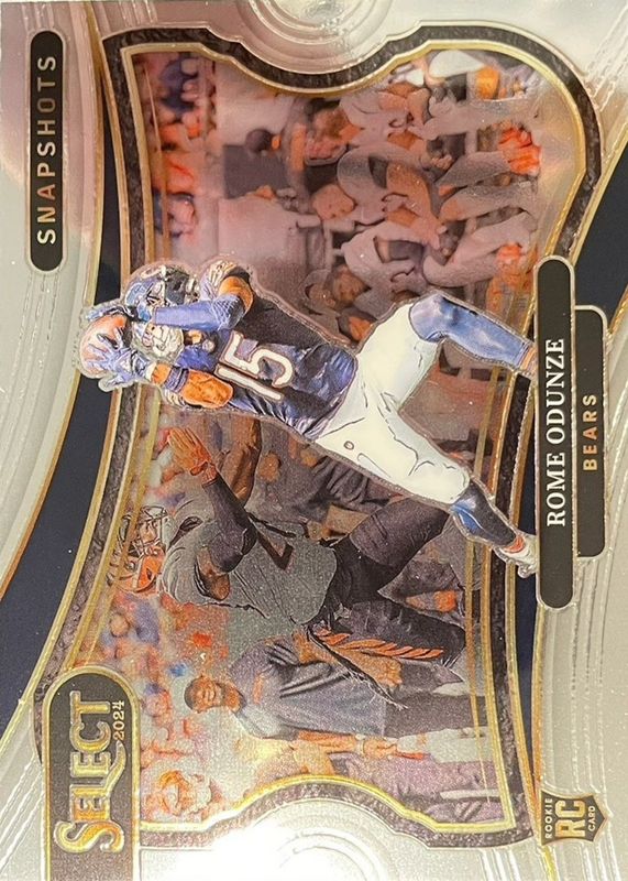 Rome Odunze 2024 Select #11 Snapshots Rookie RAW