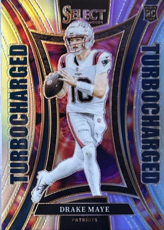 Drake Maye 2024 Select #24 Turbocharged - Silver Price Guide