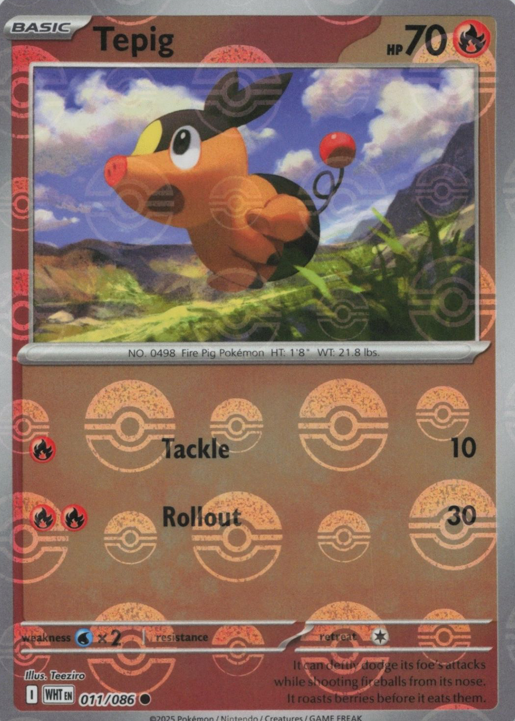 tepig pokemon card Amazon.com: Emboar 025/163 Battle Styles - Pokemon Evolution 3 Card Lot