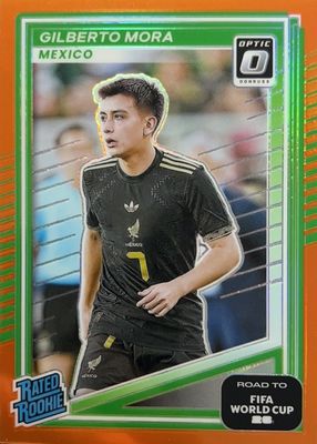2025 Donruss Road to FIFA World Cup #214 Optic Rated Rookie - Orange /99