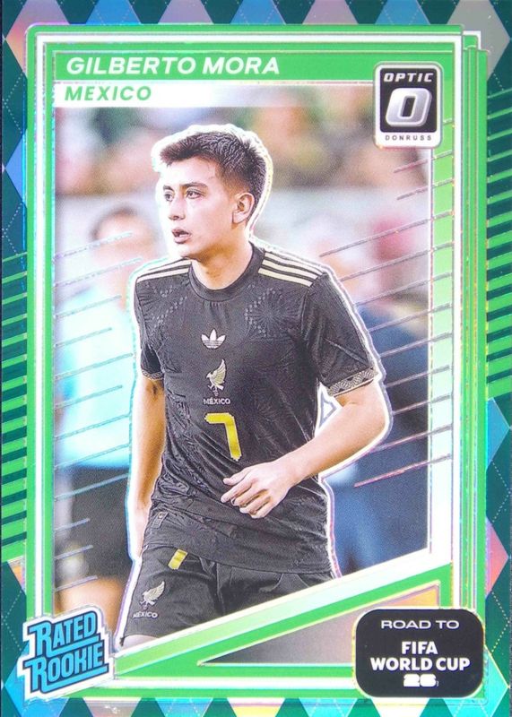 Gilberto Mora 2025 Donruss Road to FIFA World Cup #214 Optic Rated