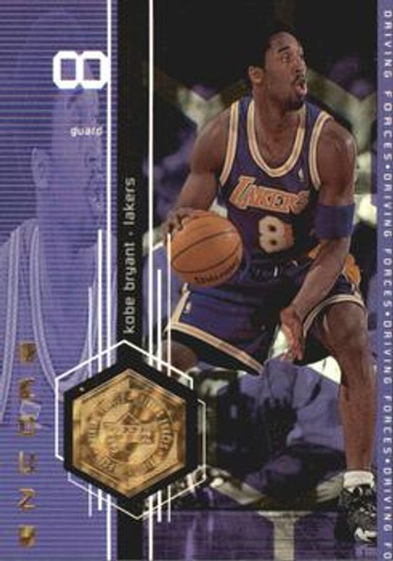 Kobe Bryant 1998 Upper Deck Encore #F2 Driving Forces - F/X /500 RAW