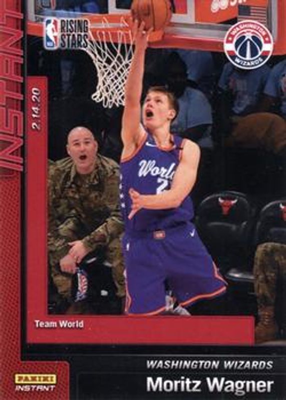 Moritz Wagner 2019 Panini Instant Rising Stars #22 Base RAW
