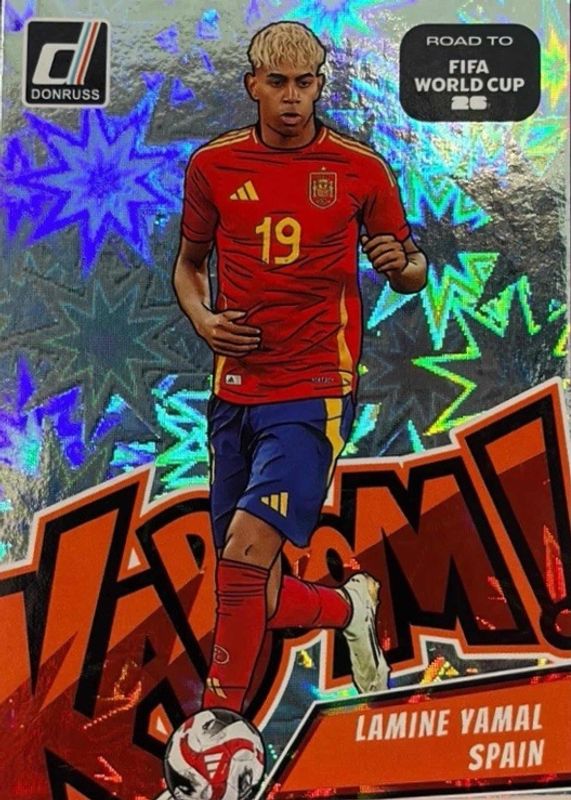 Lamine Yamal 2025 Donruss Road to FIFA World Cup #12 Kaboom! /(SSP
