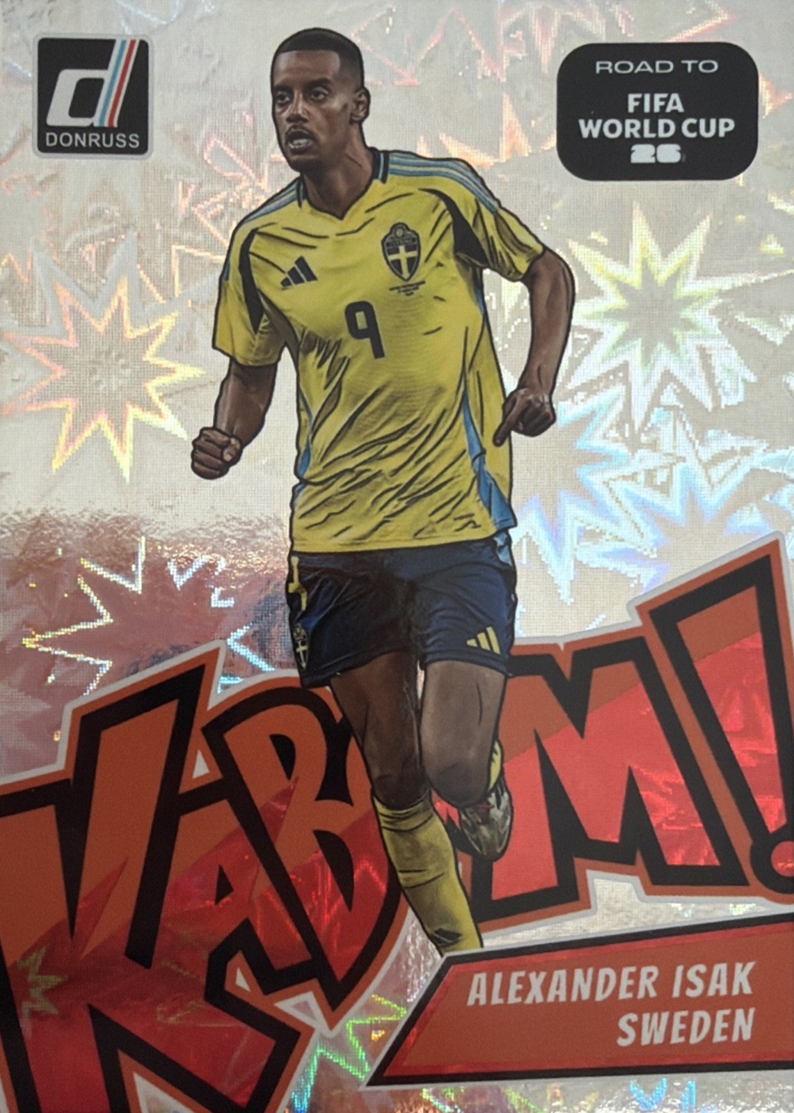 Alexander Isak 2025 Donruss Road to FIFA World Cup #11 Kaboom